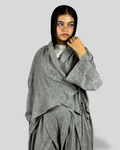 Kyoto Wrap Linen Set - Light Grey