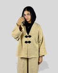 Noir knot Linen Set - Beige